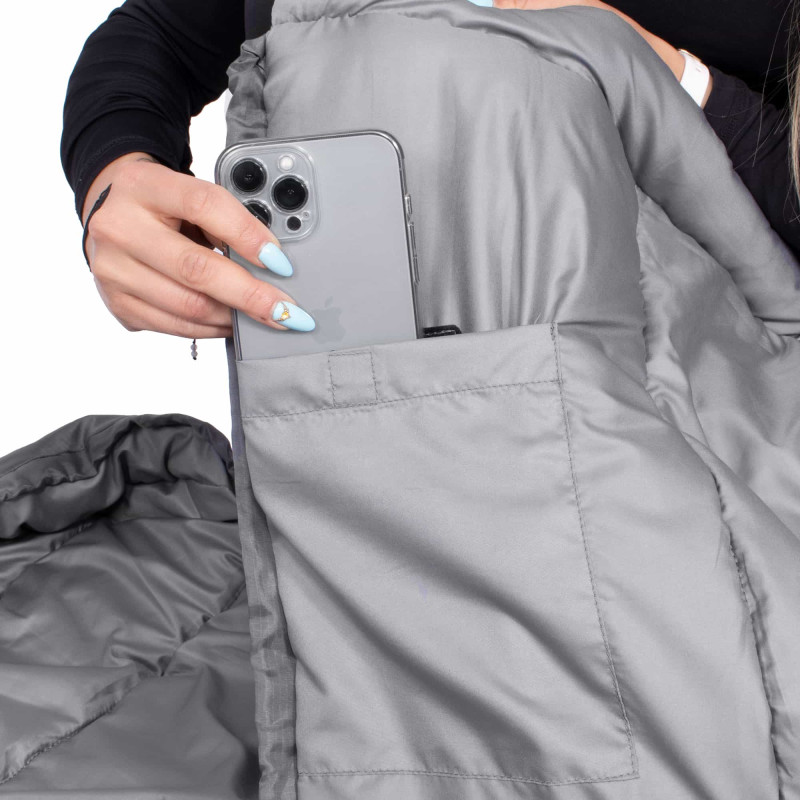 Спальный мешок (спальник) Springos CS0046 0 ...+10 °C R Black/Grey