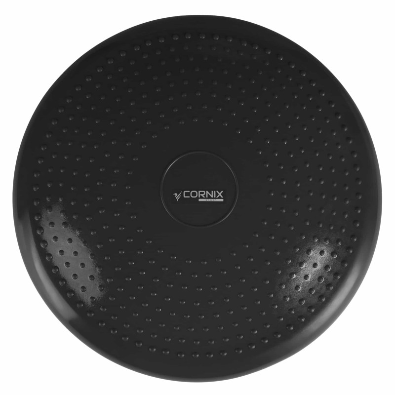 Балансировочная подушка-диск Cornix 33 см (сенсомоторная) массажная XR-0052 Black