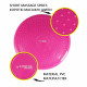 Балансировочная подушка-диск Cornix 33 см (сенсомоторная) массажная XR-0055 Pink