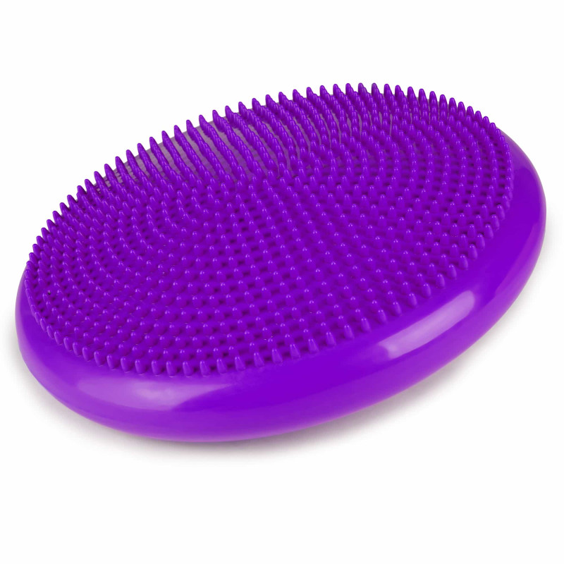 Балансировочная подушка-диск Cornix 33 см (сенсомоторная) массажная XR-0056 Violet