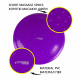 Балансировочная подушка-диск Cornix 33 см (сенсомоторная) массажная XR-0056 Violet