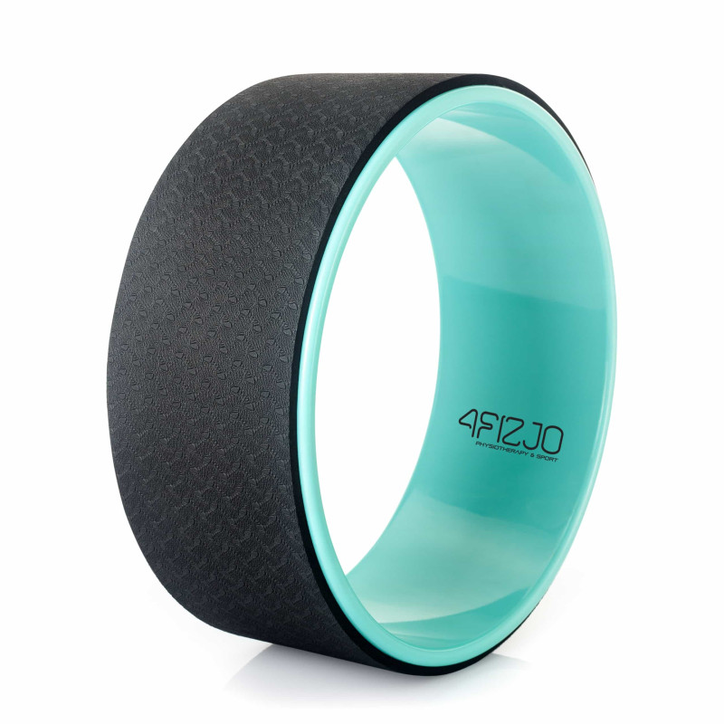 Колесо для йоги и фитнеса 4FIZJO Dharma Black/Turquoise (P-5907222931448)