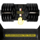 Гантеля з регульованою вагою Cornix 2.5-24 кг XR-0405 Black
