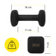 Гантелі вінілові Cornix Square 2 x 2 кг XR-0407 Black
