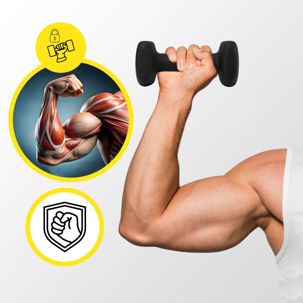 Виниловые гантели Cornix Square 2 x 2 кг XR-0407 Black