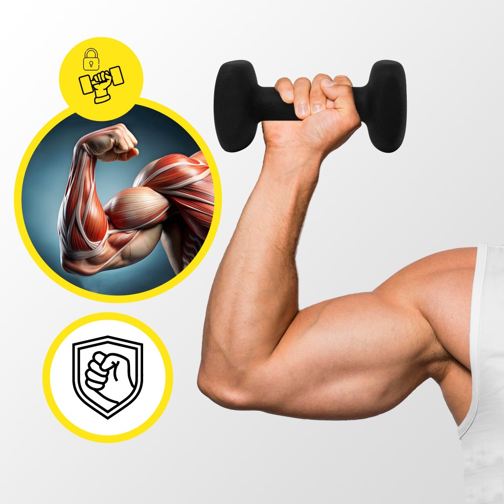 Виниловые гантели Cornix Square 2 x 3 кг XR-0408 Black