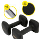 Гантелі вінілові Cornix Square 2 x 5 кг XR-0410 Black