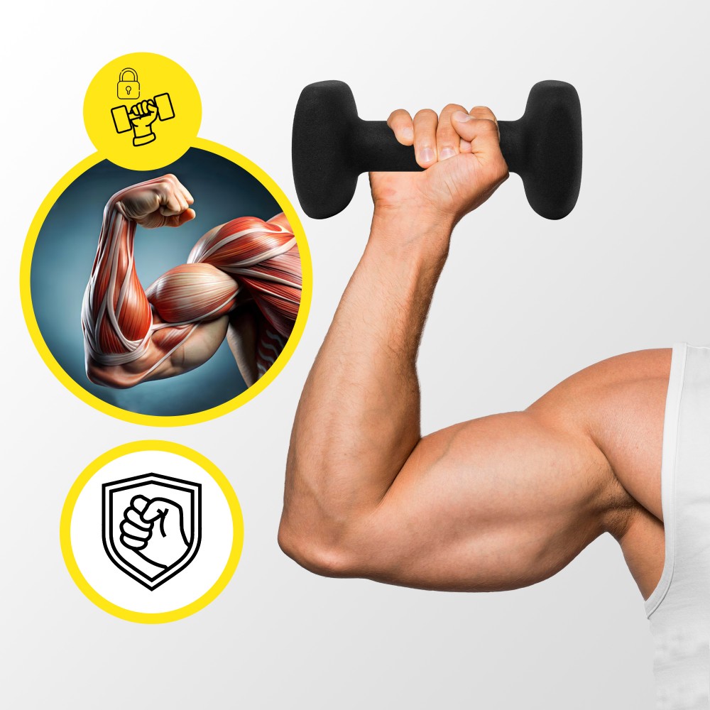 Виниловые гантели Cornix Square 2 x 5 кг XR-0410 Black