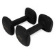 Гантелі вінілові Cornix Square 2 x 5 кг XR-0410 Black