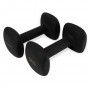 Виниловые гантели Cornix Square 2 x 5 кг XR-0410 Black