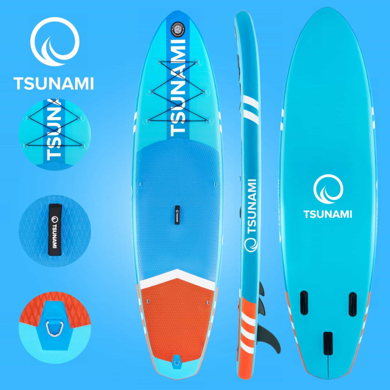 Надувная SUP доска TSUNAMI 320 см с веслом Lagoon T02 (P-5907739314215)