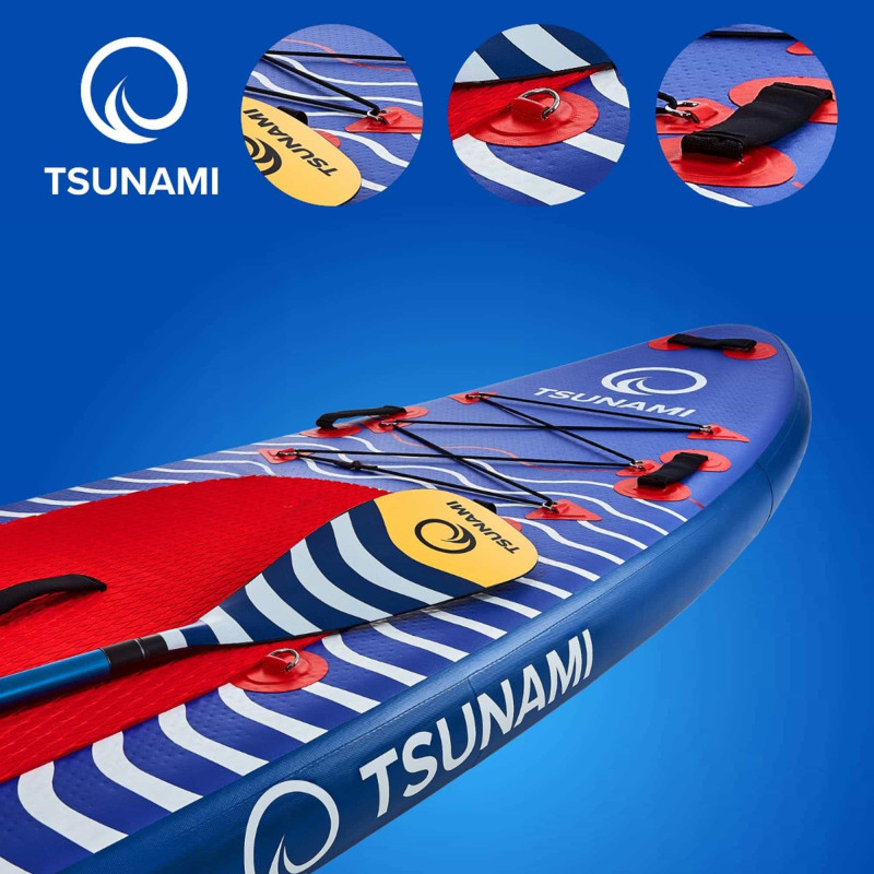 Надувная SUP доска TSUNAMI 350 см с веслом Wave T04 (P-5907739314239)