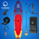 Надувная SUP доска TSUNAMI 350 см с веслом Wave T04 (P-5907739314239)