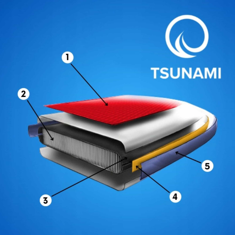 Надувная SUP доска TSUNAMI 350 см с веслом Wave T04 (P-5907739314239)