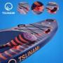 Надувная SUP доска TSUNAMI 350 см с веслом Wave T05