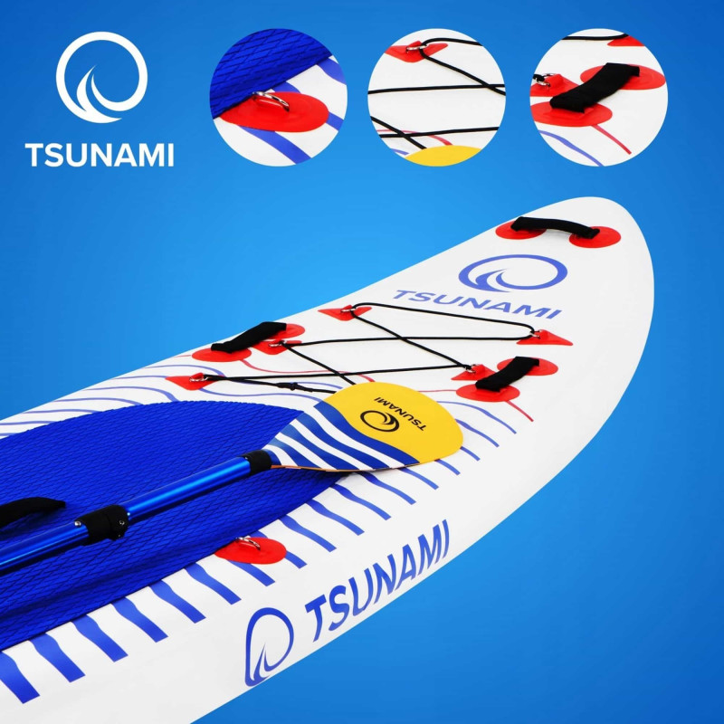 Надувная SUP доска TSUNAMI 350 см с веслом Wave T09 (P-5907739316417)