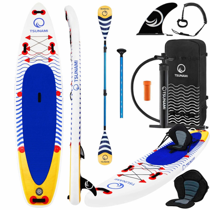 Надувная SUP доска TSUNAMI 350 см с веслом Wave T09 (P-5907739316417)
