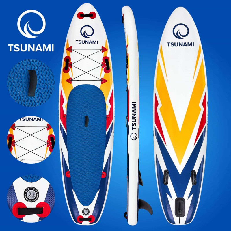 Надувная SUP доска TSUNAMI 320 см с веслом Bolt T06 (P-5907739314253)