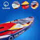 Надувная SUP доска TSUNAMI 320 см с веслом Bolt T07 (P-5907739314260)