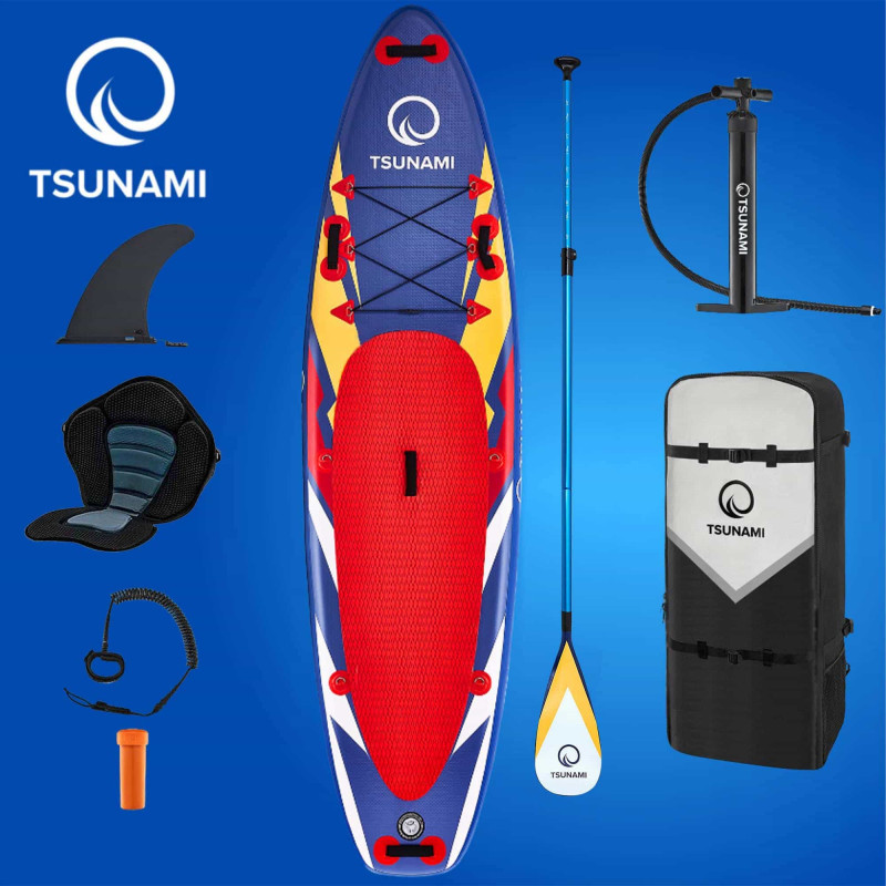 Надувная SUP доска TSUNAMI 320 см с веслом Bolt T07 (P-5907739314260)
