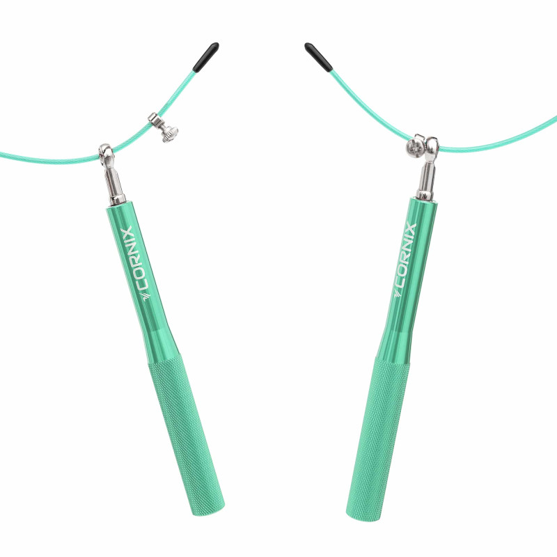 Скакалка швидкісна для кросфіту Cornix Speed Rope зелена