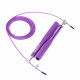 Скакалка швидкісна для кросфіту Cornix Speed Rope фіолетова