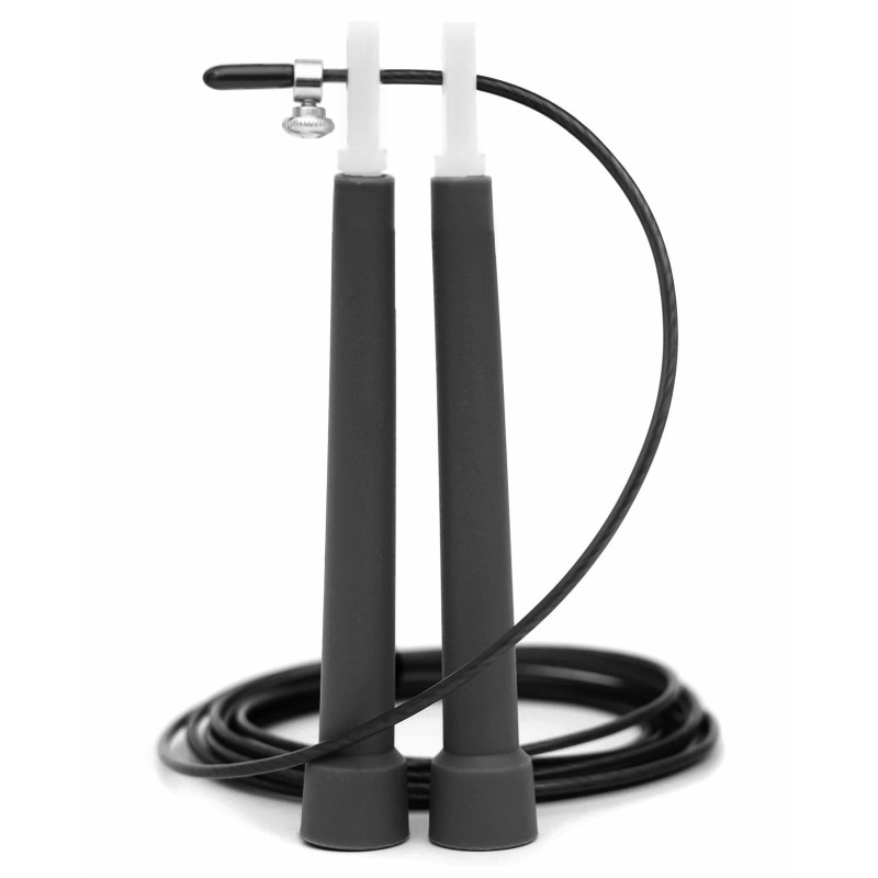 Скакалка швидкісна для кросфіту Cornix Speed Rope Basic чорна