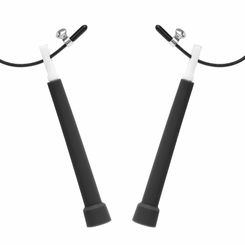 Скакалка швидкісна для кросфіту Cornix Speed Rope Basic чорна
