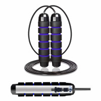 Скакалка швидкісна для кросфіту Cornix Speed Rope Classic чорно-синя