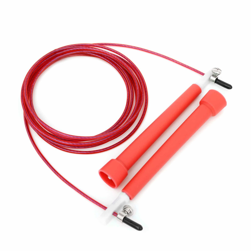 Скакалка швидкісна для кросфіту Cornix Speed Rope Basic червона