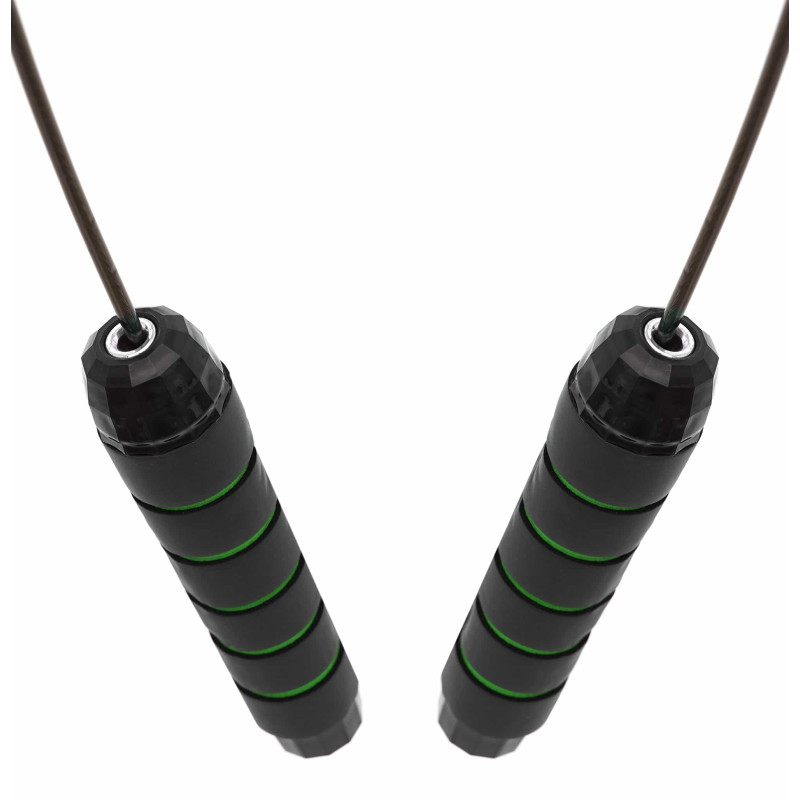 Скакалка скоростная для кроссфита Cornix Speed Rope Classic XR-0148 Black/Green