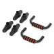 Упори для віджимань Cornix Push-up Bars Black/Orange