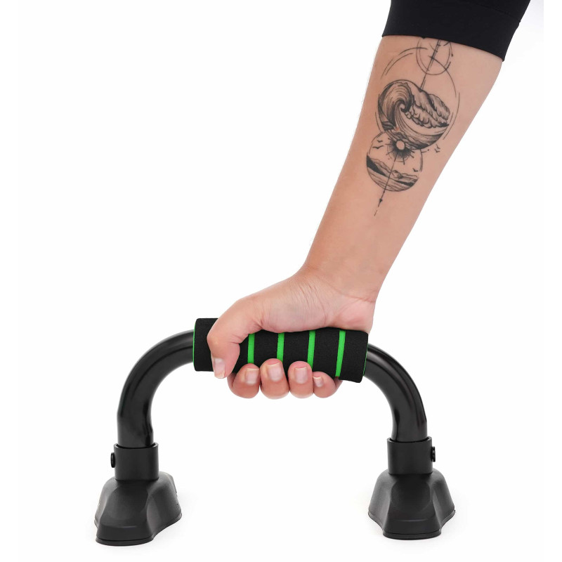 Упори для віджимань Cornix Push-up Bars Black/Green