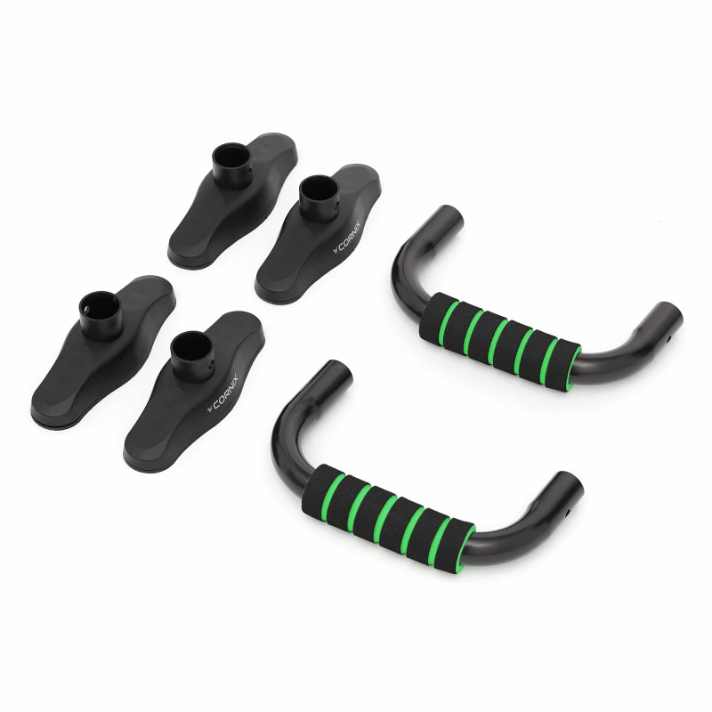 Упори для віджимань Cornix Push-up Bars Black/Green