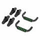 Упори для віджимань Cornix Push-up Bars Black/Green
