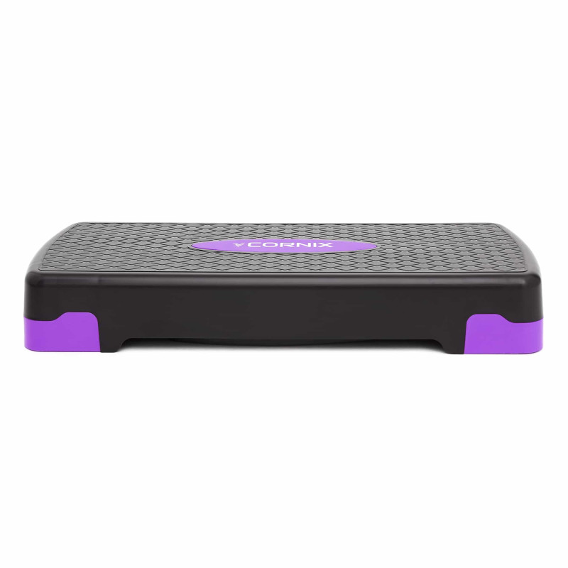 Степ-платформа 2-ступенчатая Cornix 68 х 28 х 10-15 см XR-0188 Black/Purple