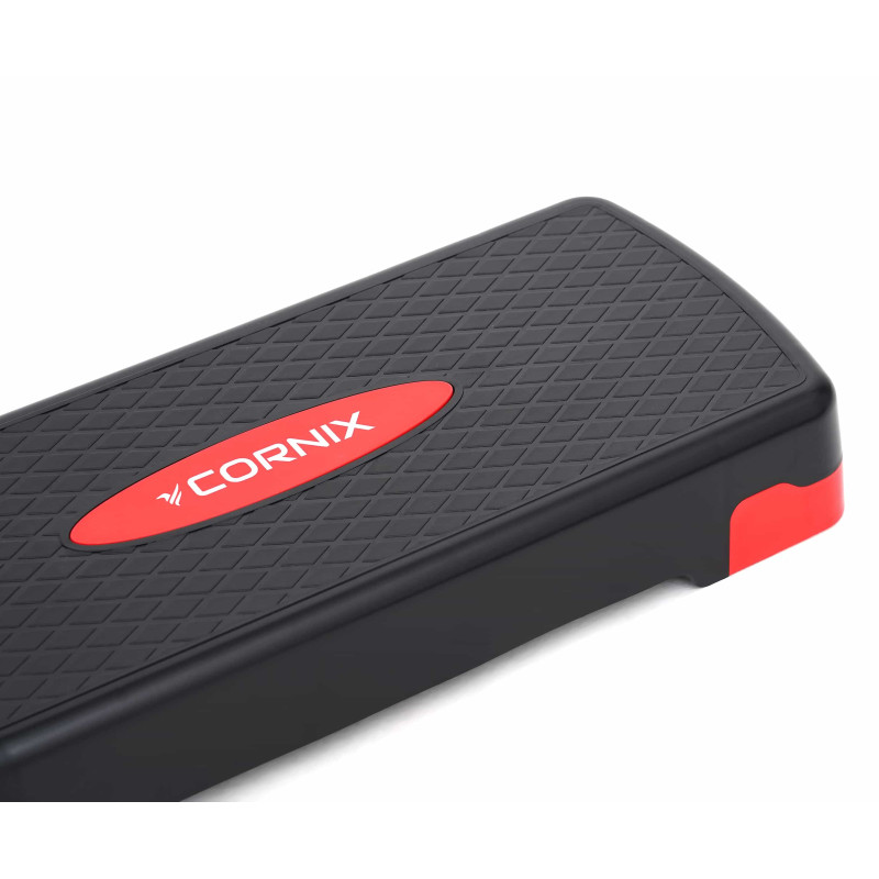 Степ-платформа 2-ступенчатая Cornix 68 х 28 х 10-15 см XR-0190 Black/Red