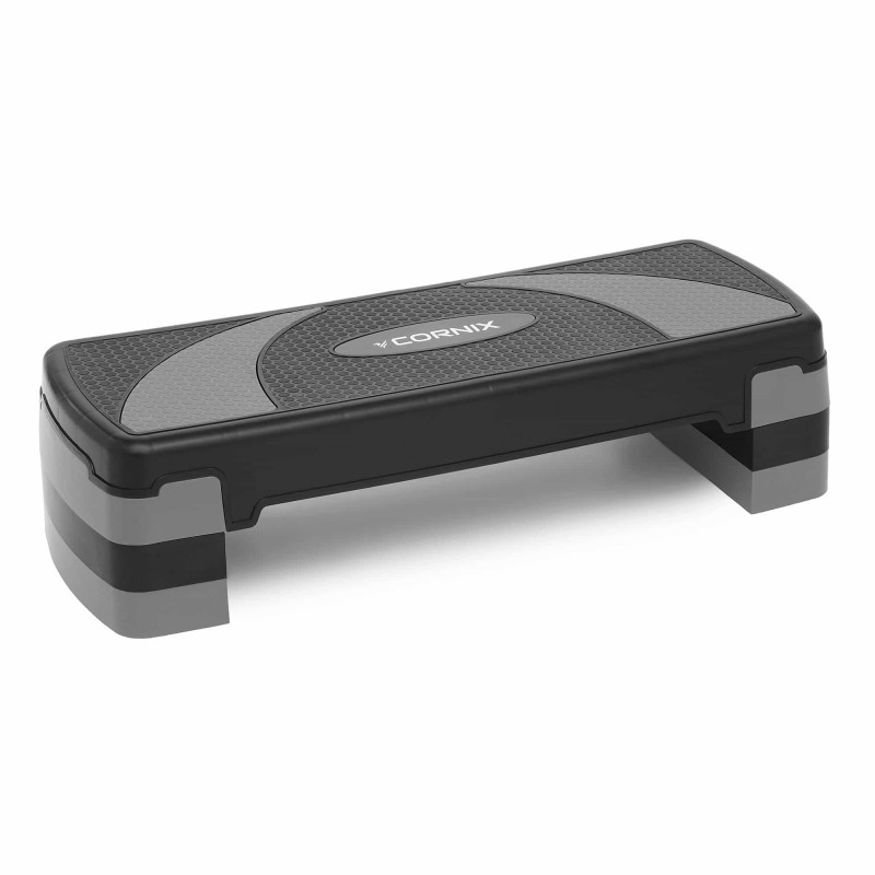 Степ-платформа 3-ступенчатая Cornix 78 х 29 х 10-20 см XR-0184 Black/Grey