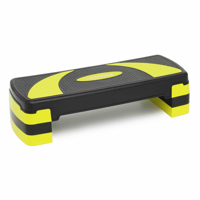 Степ-платформа 3-ступенчатая Cornix 78 х 29 х 10-20 см XR-0187 Black/Yellow