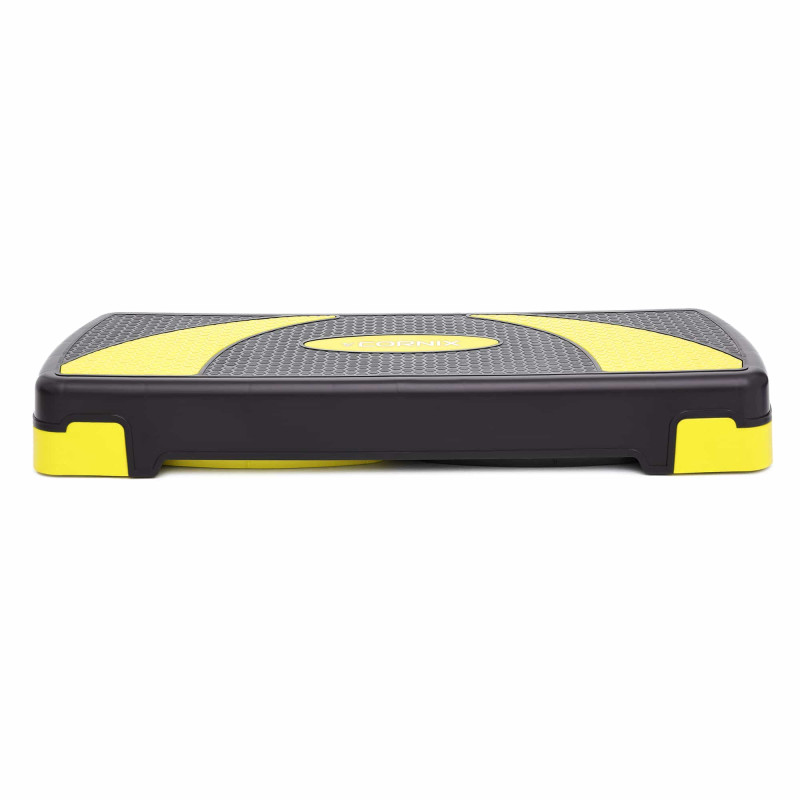 Степ-платформа 3-ступенчатая Cornix 78 х 29 х 10-20 см XR-0187 Black/Yellow