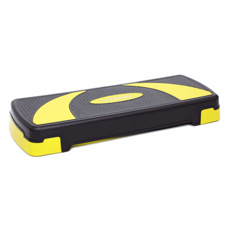 Степ-платформа 3-ступенчатая Cornix 78 х 29 х 10-20 см XR-0187 Black/Yellow