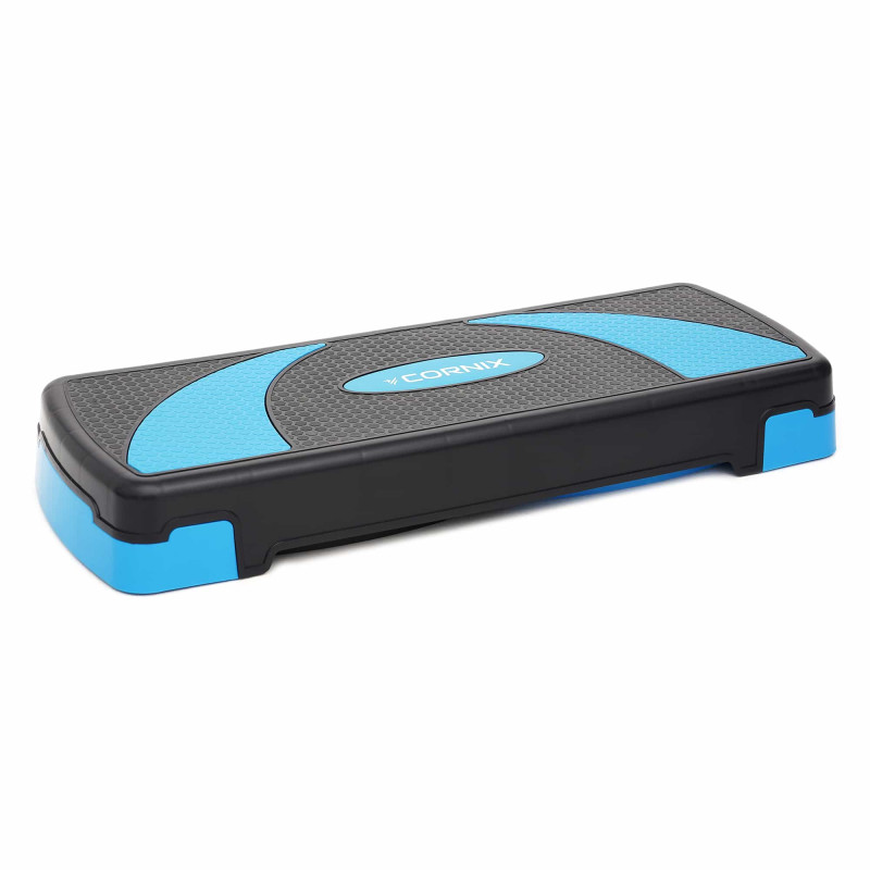 Степ-платформа 3-ступенчатая Cornix 78 х 29 х 10-20 см XR-0186 Black/Blue