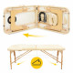 Масажний стіл 4FIZJO Wood W60 Beige