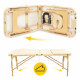 Массажный стол складной 4FIZJO Massage Table+ Wood W60 Beige (P-5907739318367)