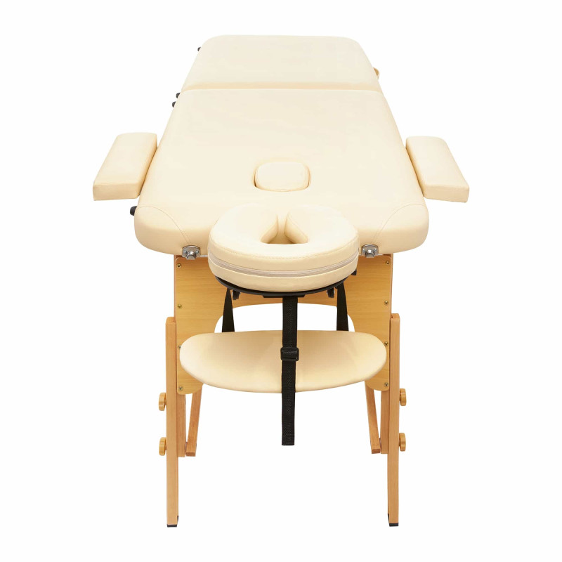 Масажний стіл 4FIZJO Wood W70 Beige