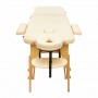 Массажный стол складной 4FIZJO Massage Table Wood W70 Beige (P-5907739318343)