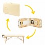 Массажный стол складной 4FIZJO Massage Table Wood W70 Beige (P-5907739318343)