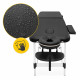 Массажный стол складной 4FIZJO Massage Table Alu W60 Black (P-5907739318374)
