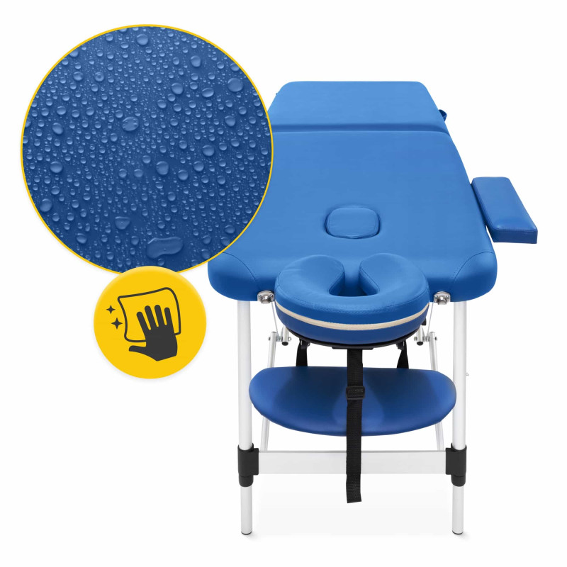 Масажний стіл 4FIZJO Alu W60 Blue