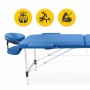 Масажний стіл 4FIZJO Alu W60 Blue